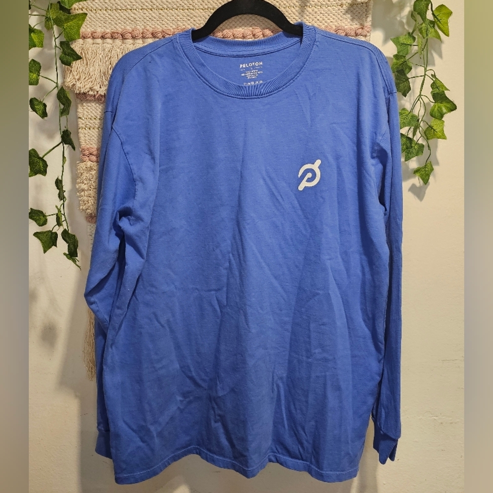 Peloton Blue Long-Sleeved Shirt